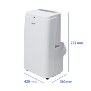 Climatiseur réversible - Mobile 4 en 1 - 3500W